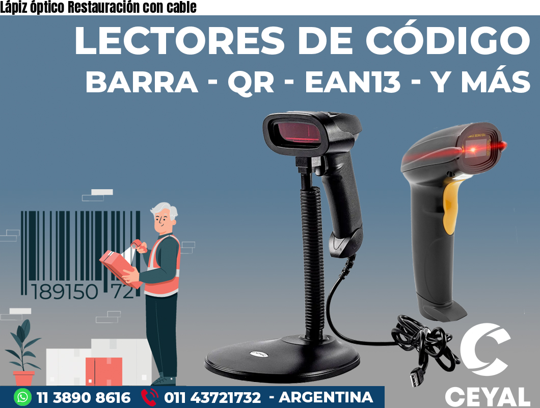 Lápiz óptico Restauración con cable