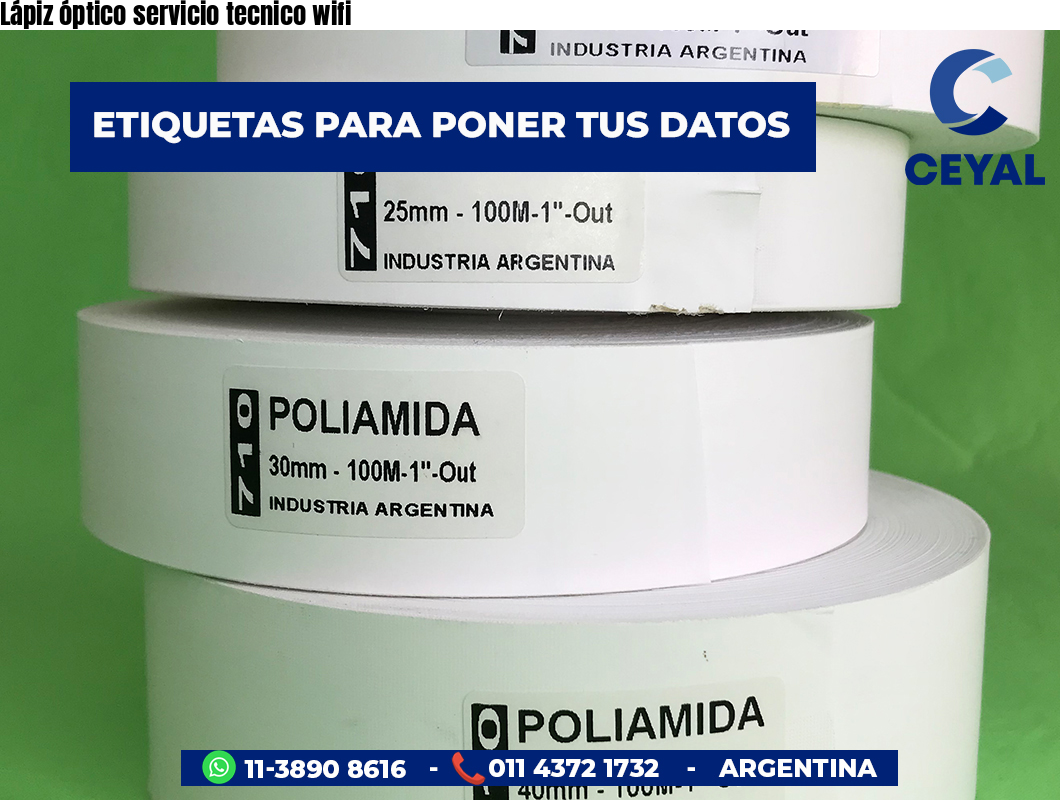 Lápiz óptico servicio tecnico wifi