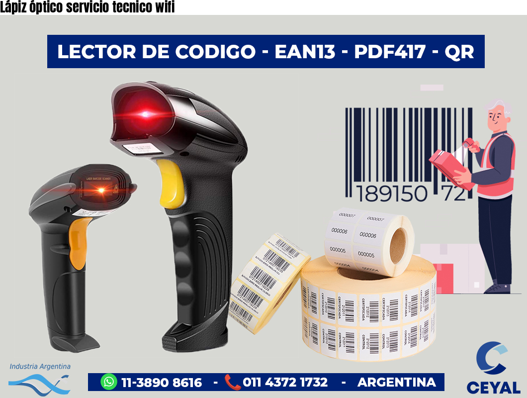 Lápiz óptico servicio tecnico wifi