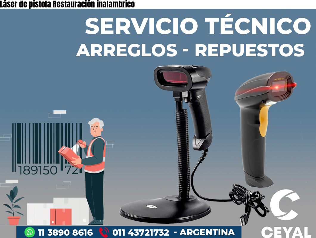 Láser de pistola Restauración inalambrico