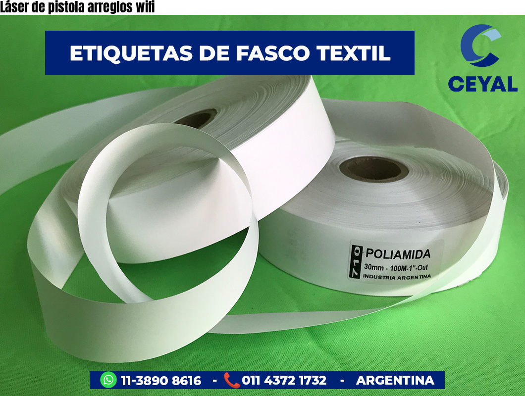 Láser de pistola arreglos wifi