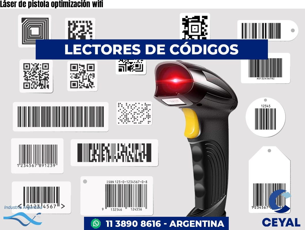 Láser de pistola optimización wifi