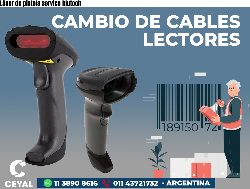 Láser de pistola service blutooh