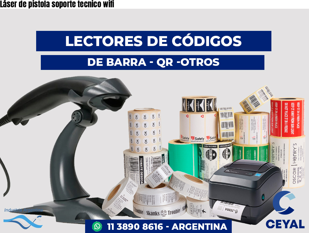 Láser de pistola soporte tecnico wifi