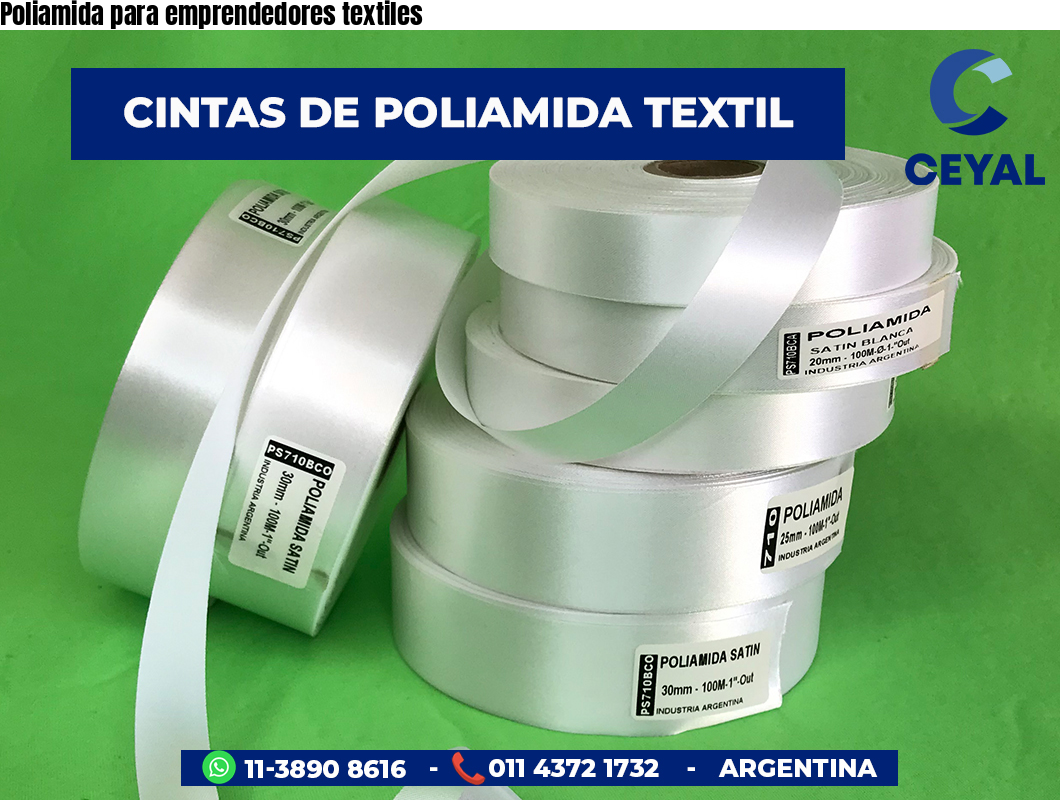 Poliamida para emprendedores textiles
