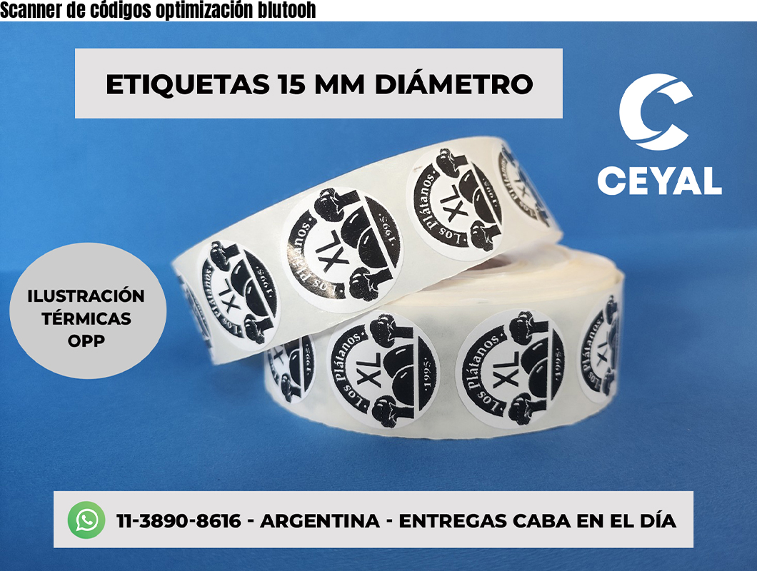 Scanner de códigos optimización blutooh