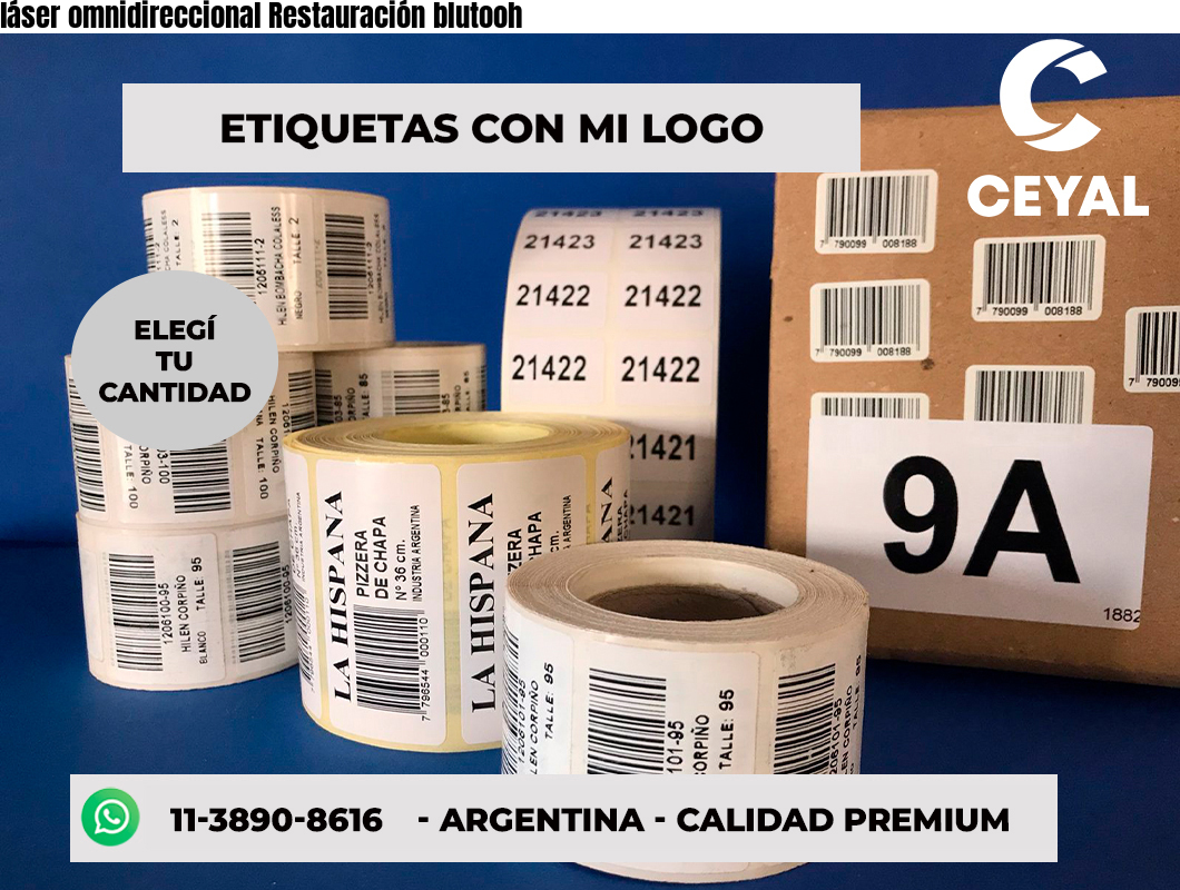 láser omnidireccional Restauración blutooh