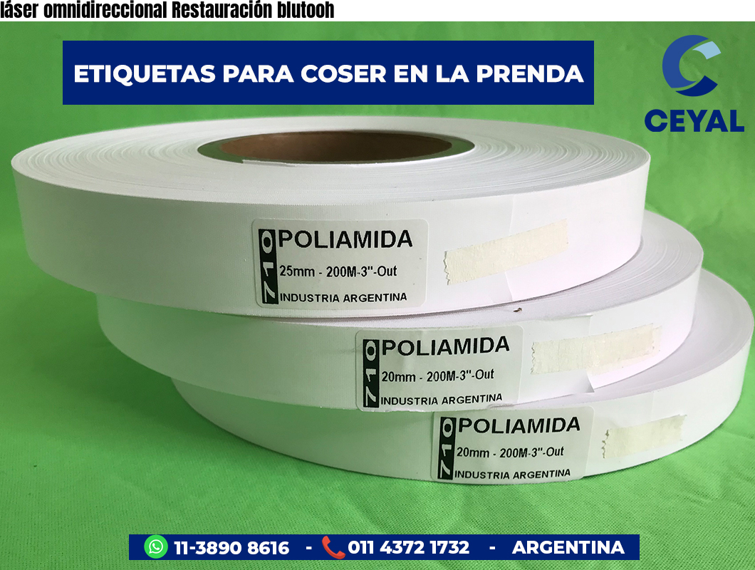 láser omnidireccional Restauración blutooh
