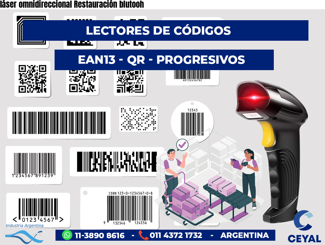 láser omnidireccional Restauración blutooh