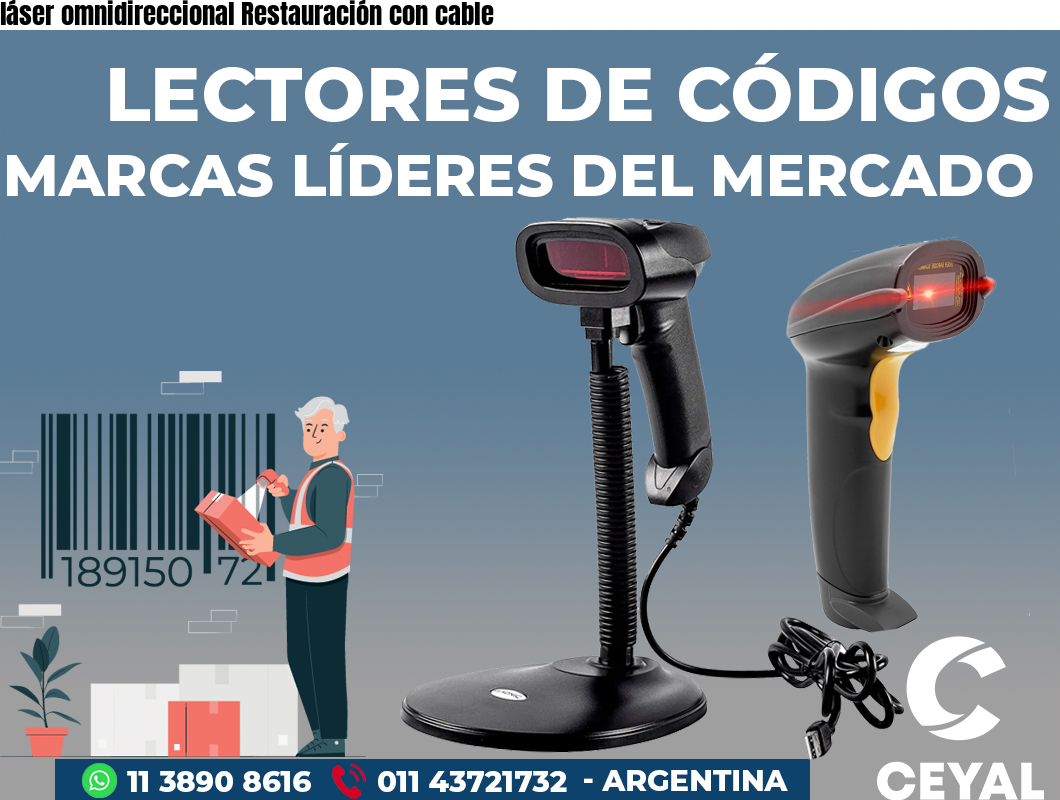 láser omnidireccional Restauración con cable