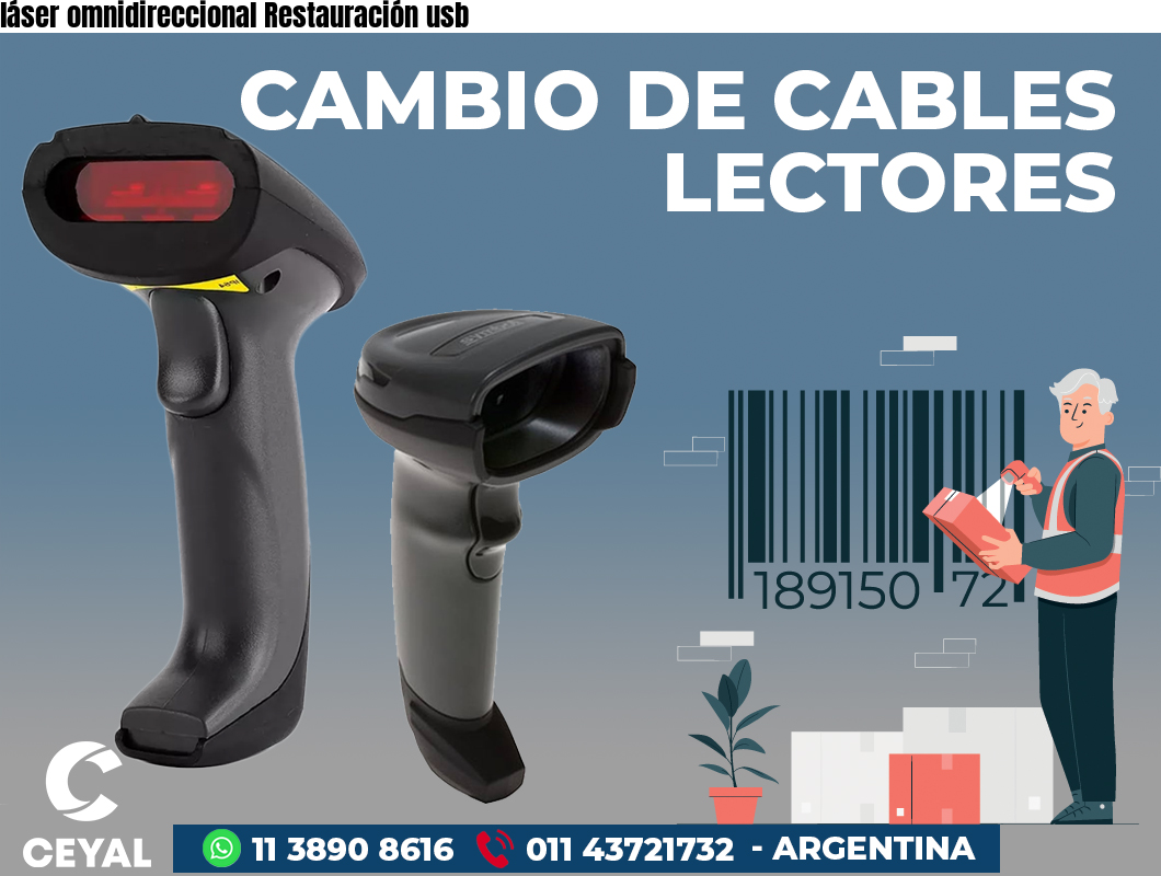 láser omnidireccional Restauración usb