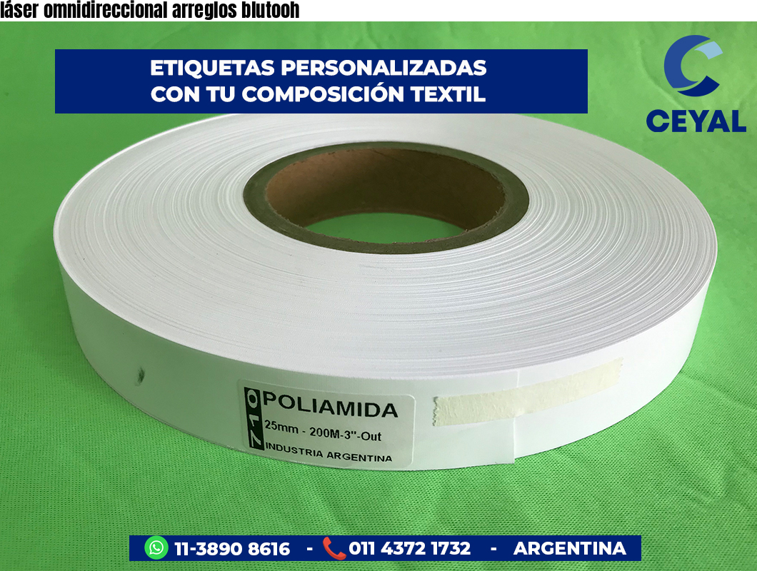 láser omnidireccional arreglos blutooh
