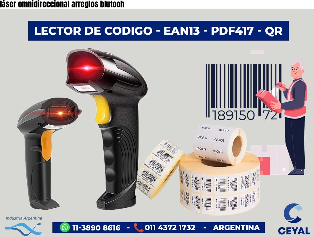 láser omnidireccional arreglos blutooh