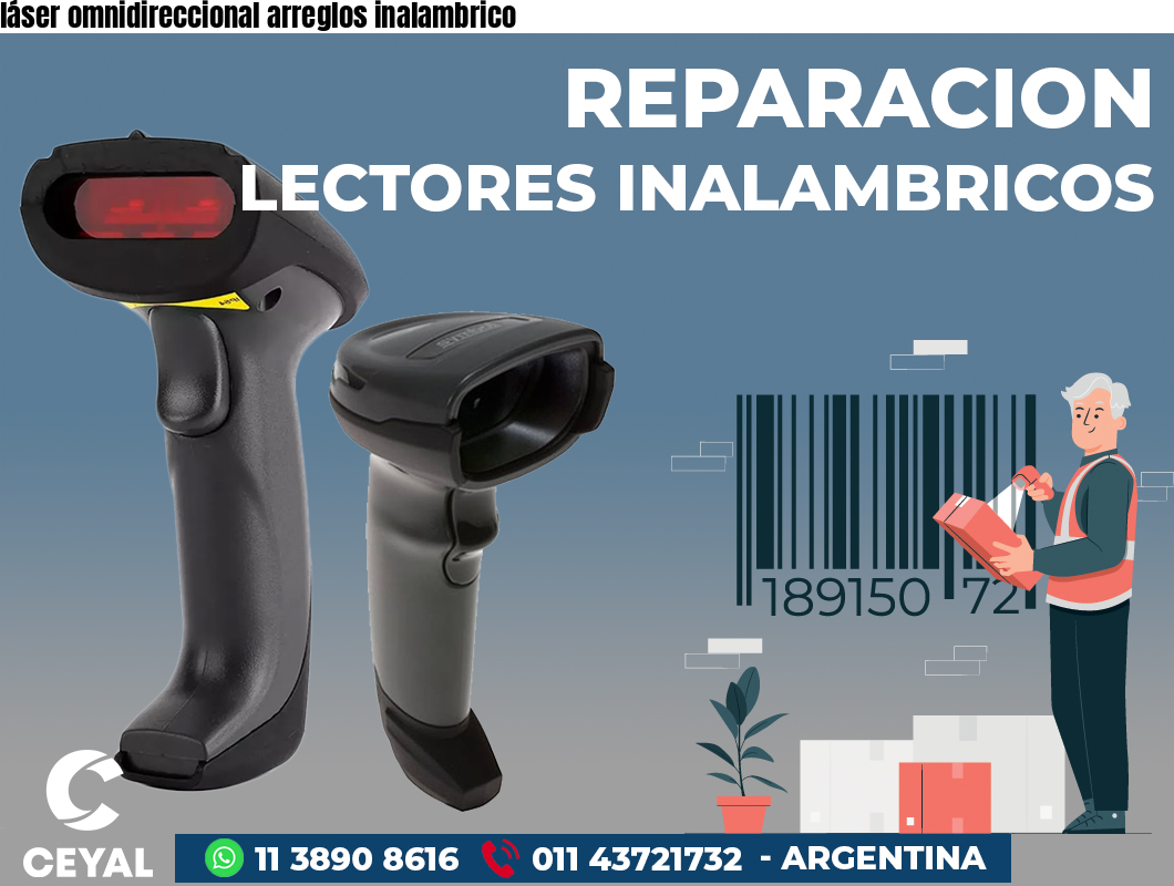 láser omnidireccional arreglos inalambrico