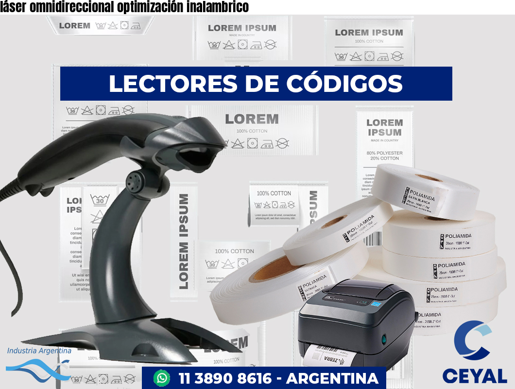 láser omnidireccional optimización inalambrico
