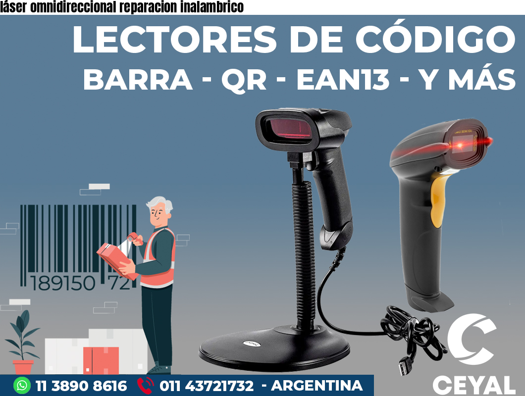 láser omnidireccional reparacion inalambrico