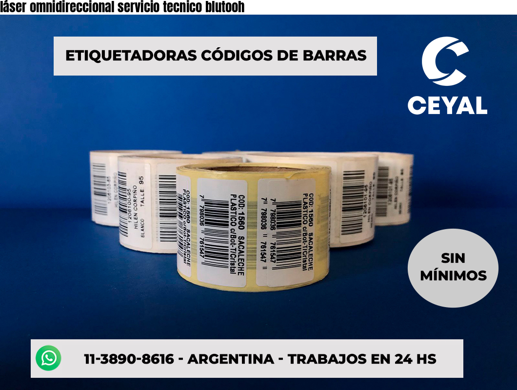 láser omnidireccional servicio tecnico blutooh