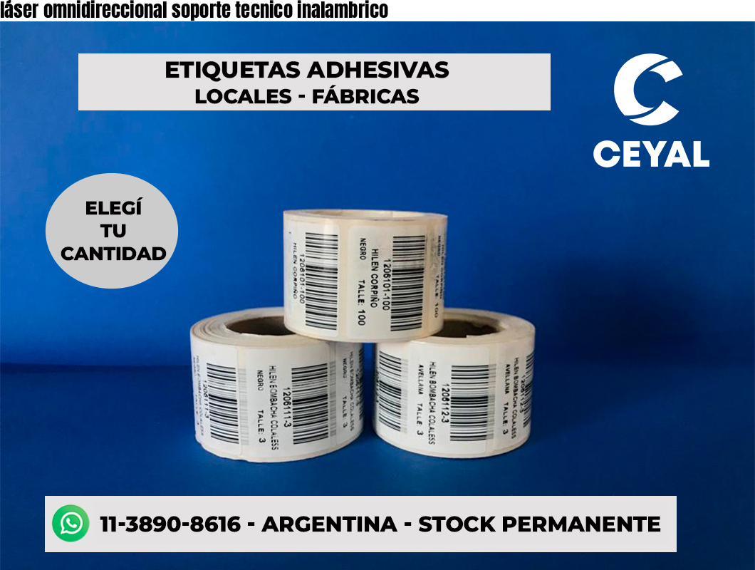 láser omnidireccional soporte tecnico inalambrico