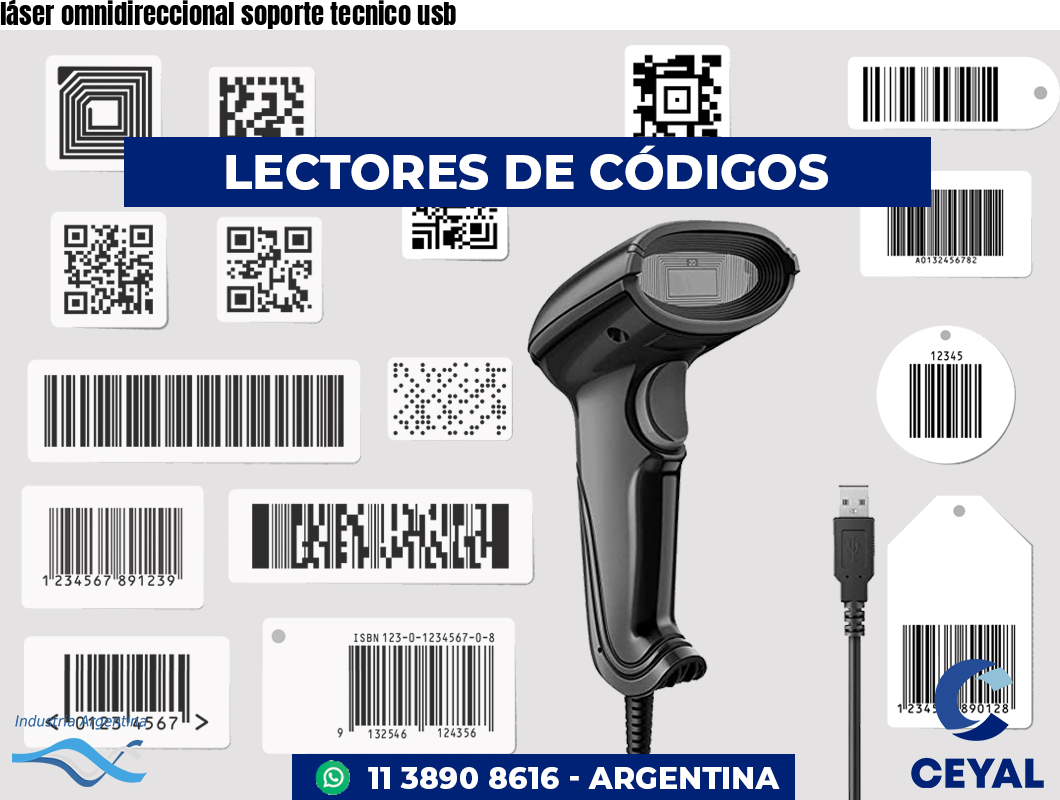 láser omnidireccional soporte tecnico usb