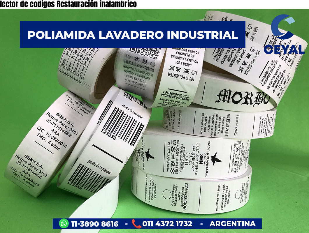 lector de codigos Restauración inalambrico