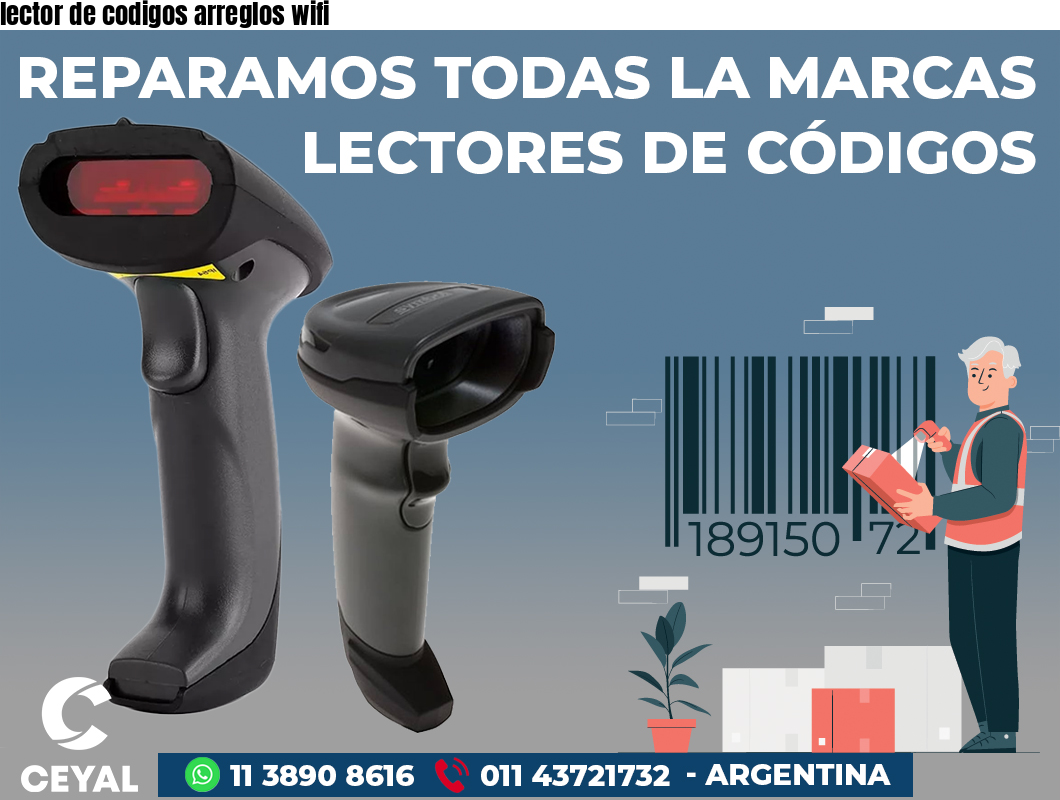 lector de codigos arreglos wifi