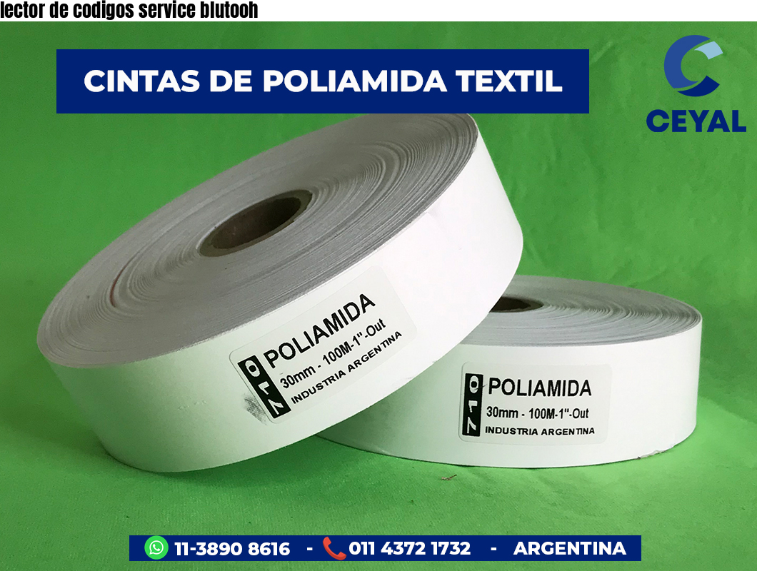 lector de codigos service blutooh