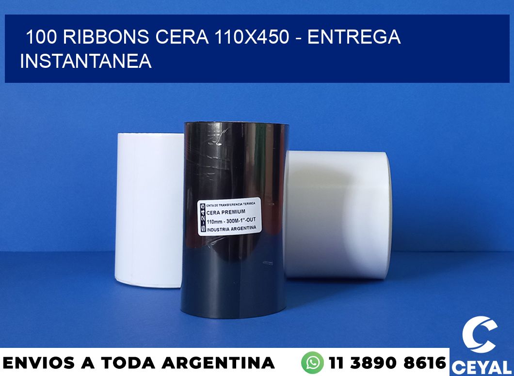 100 Ribbons cera 110×450 – entrega instantanea