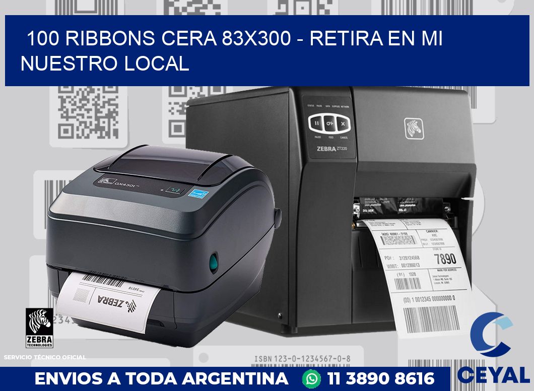 100 Ribbons cera 83x300 - retira en mi nuestro local