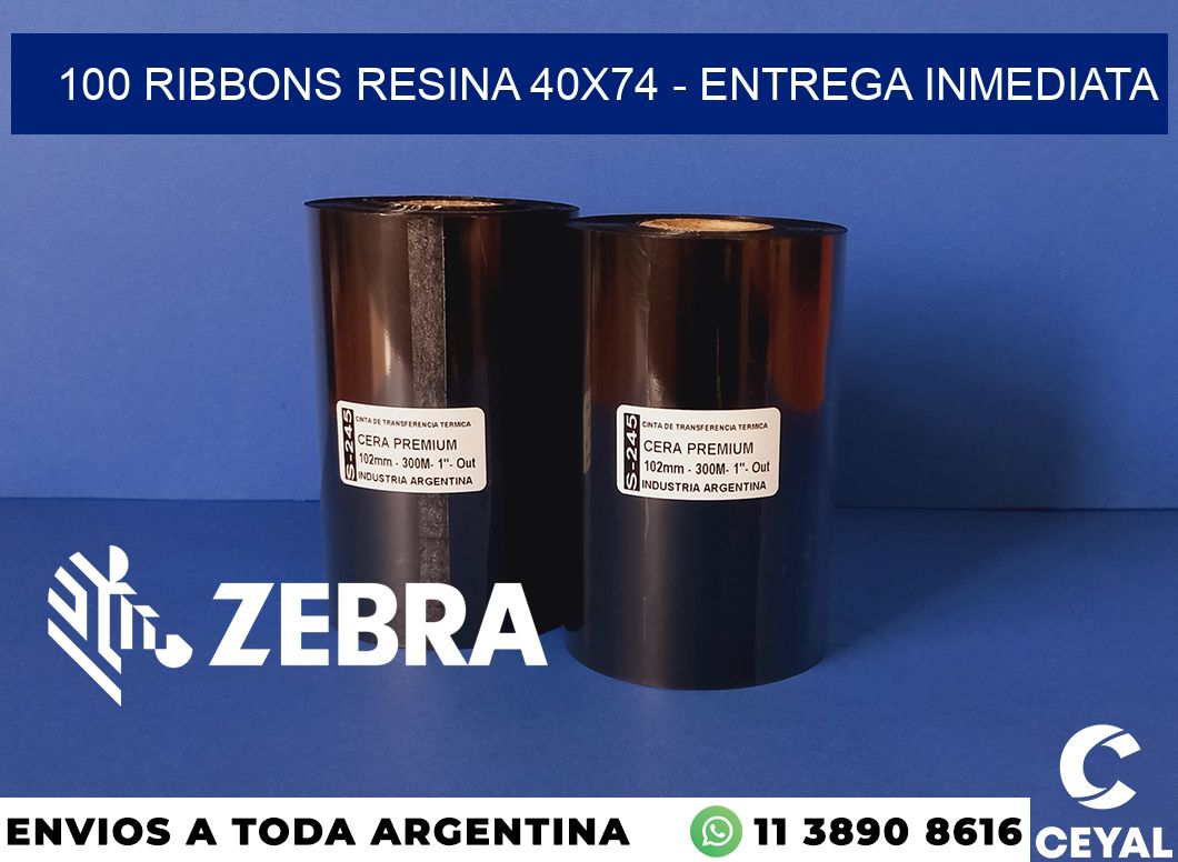 100 Ribbons resina 40x74 - Entrega inmediata