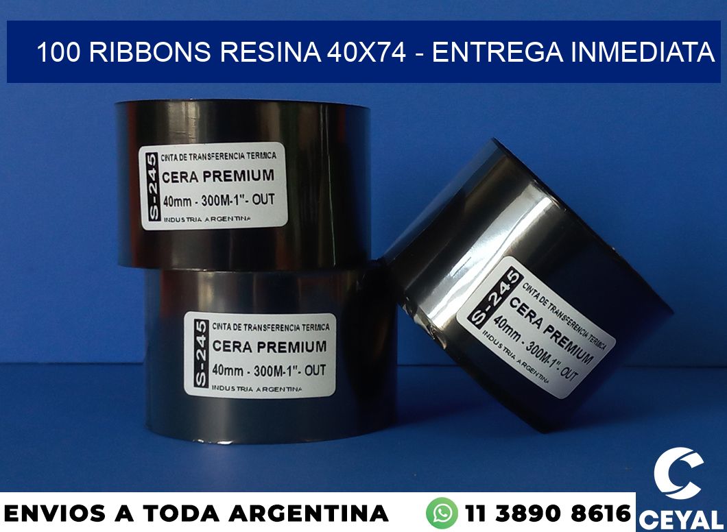 100 Ribbons resina 40×74 – Entrega inmediata