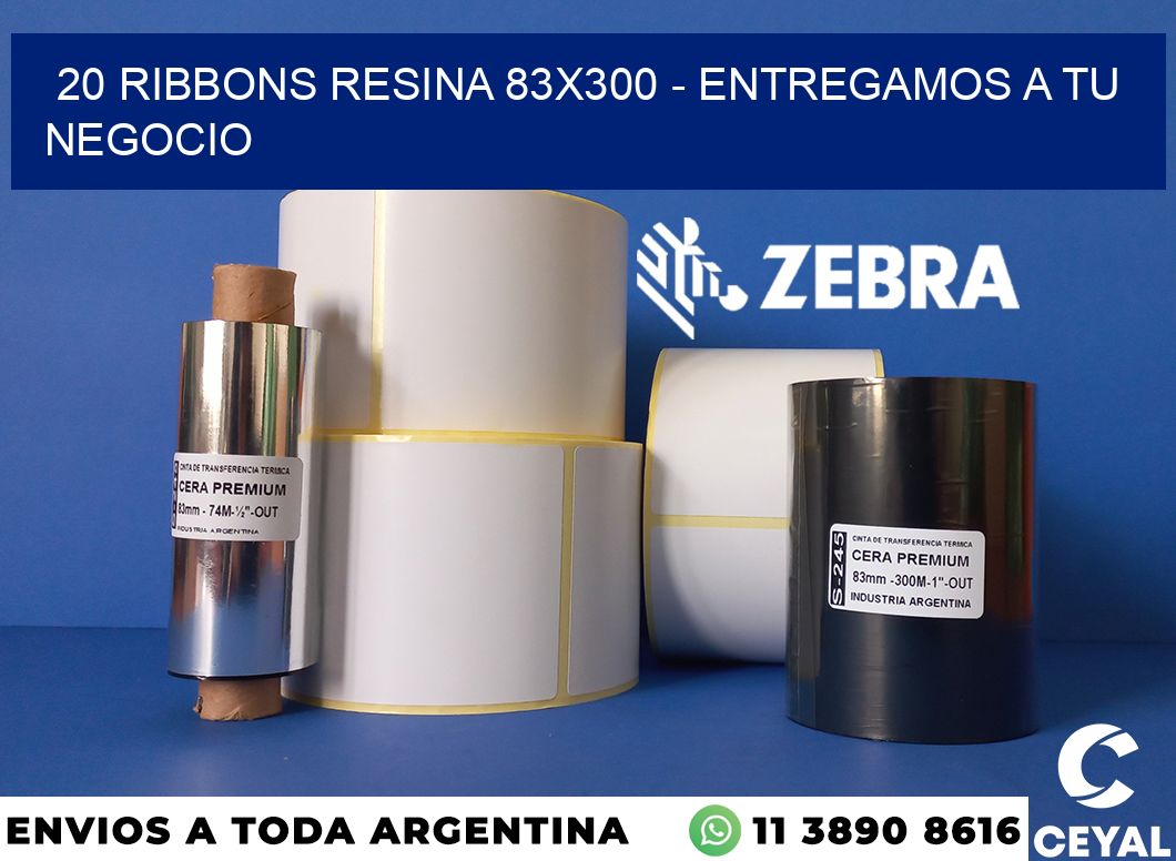 20 Ribbons resina 83x300 - entregamos a tu negocio