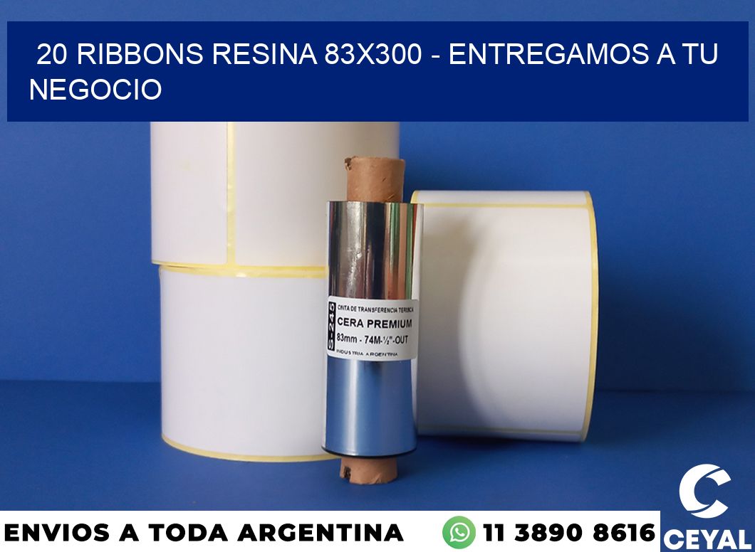 20 Ribbons resina 83×300 – entregamos a tu negocio