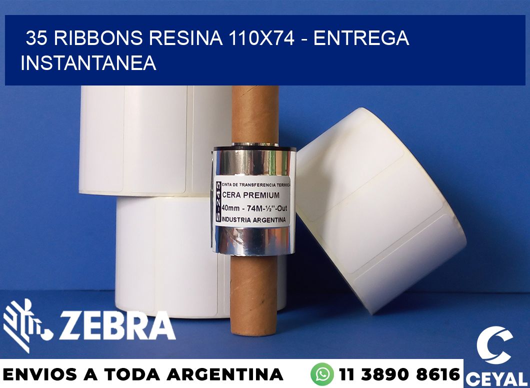 35 Ribbons resina 110x74 - entrega instantanea