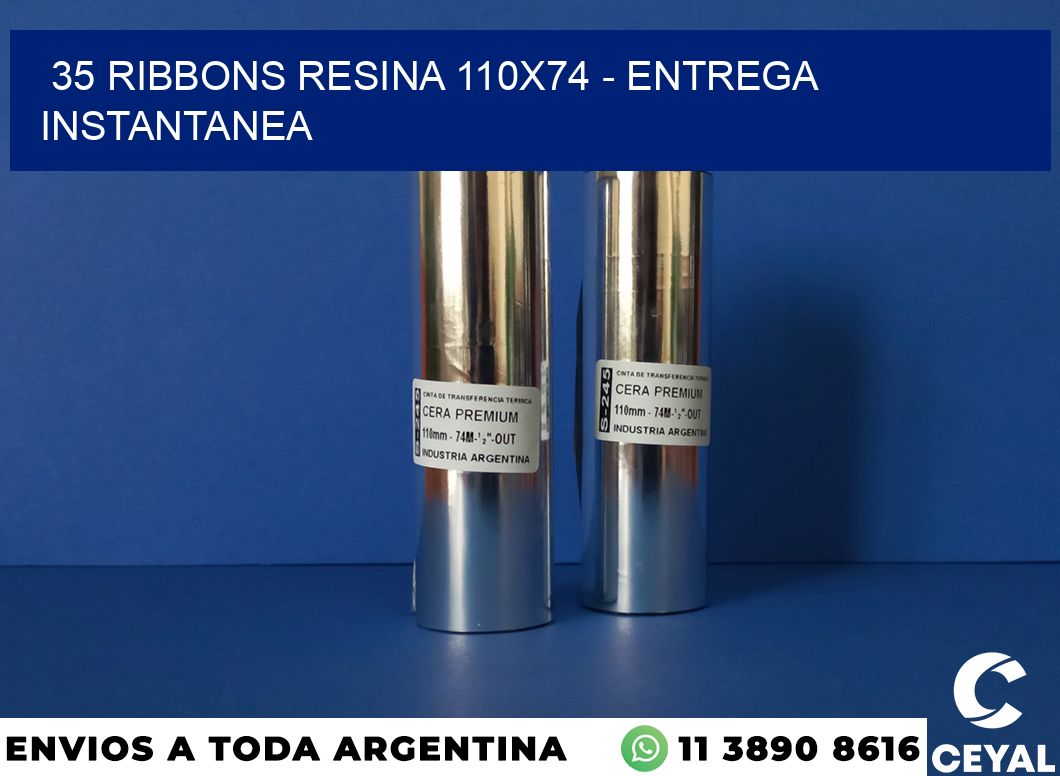 35 Ribbons resina 110×74 – entrega instantanea