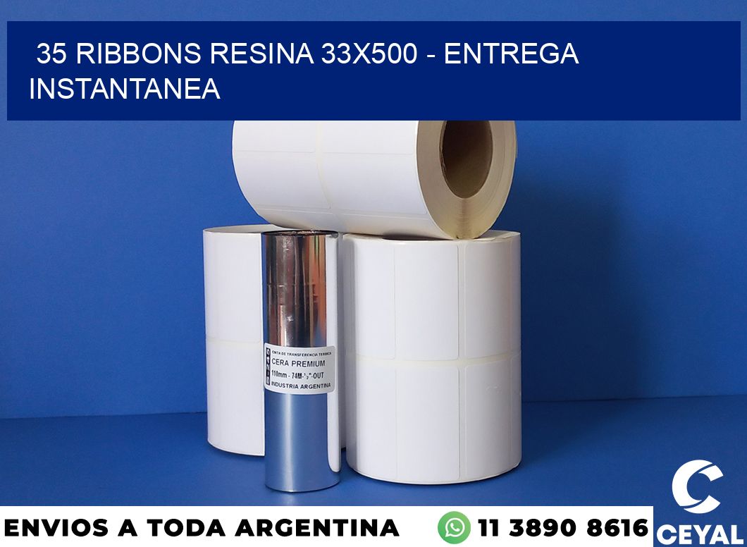 35 Ribbons resina 33×500 – entrega instantanea