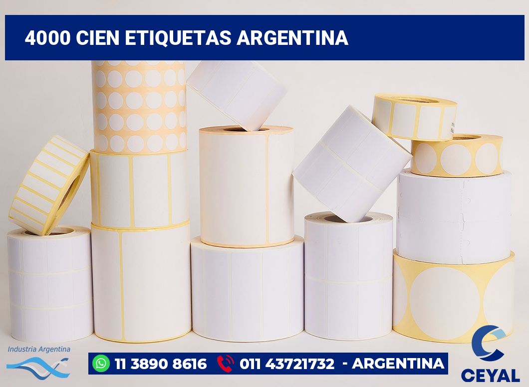 4000 Cien etiquetas argentina