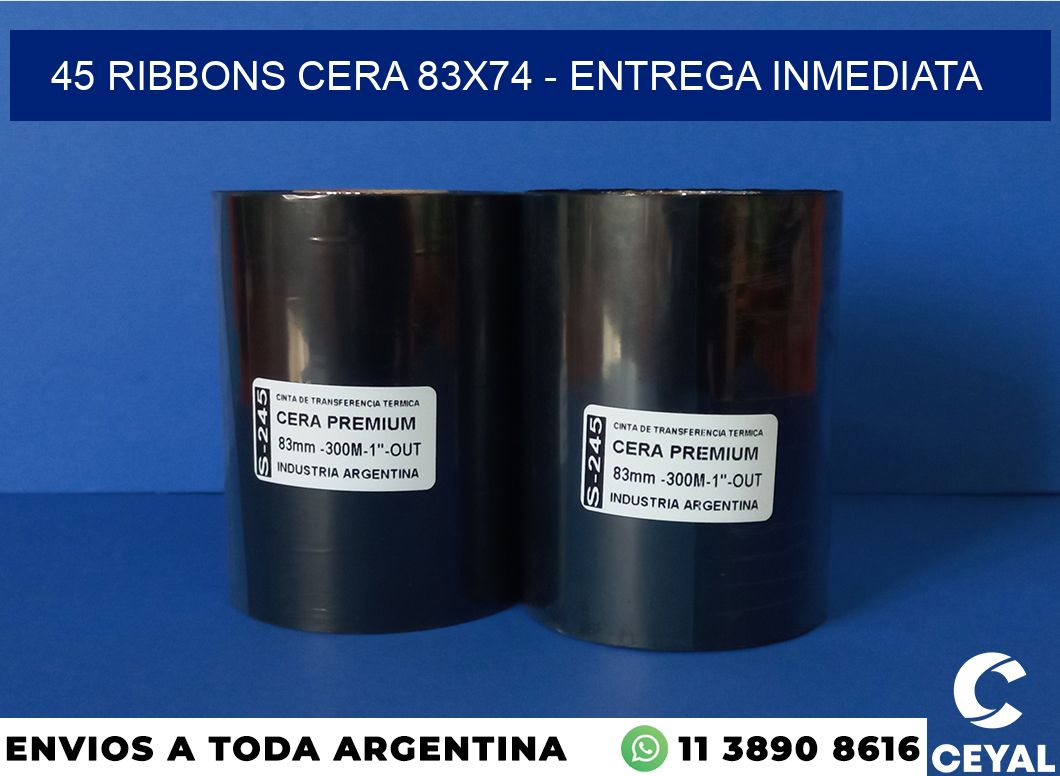 45 Ribbons cera 83×74 – Entrega inmediata