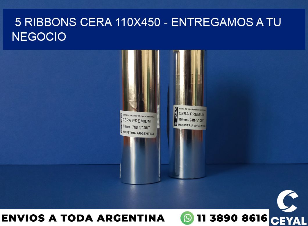 5 Ribbons cera 110×450 – entregamos a tu negocio