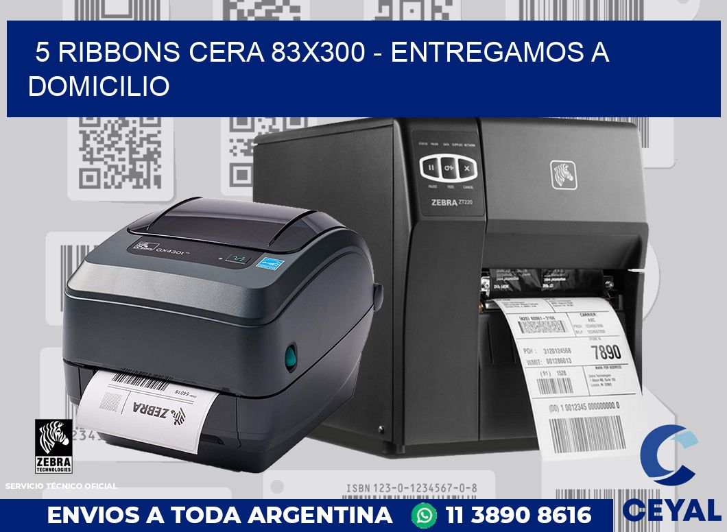 5 Ribbons cera 83x300 - entregamos a domicilio