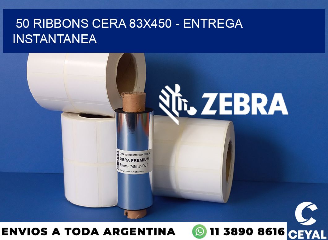 50 Ribbons cera 83x450 - entrega instantanea