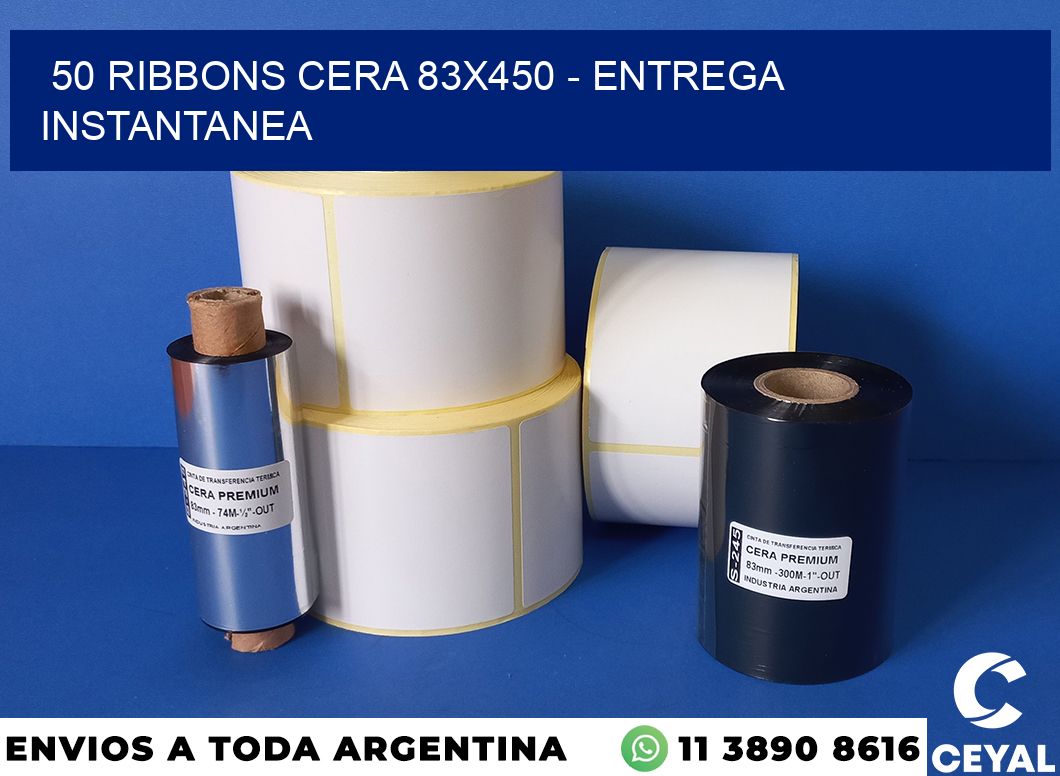 50 Ribbons cera 83×450 – entrega instantanea