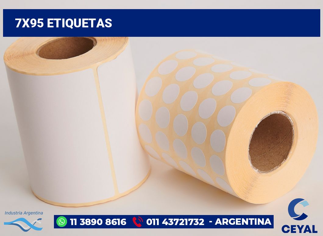 7x95 Etiquetas