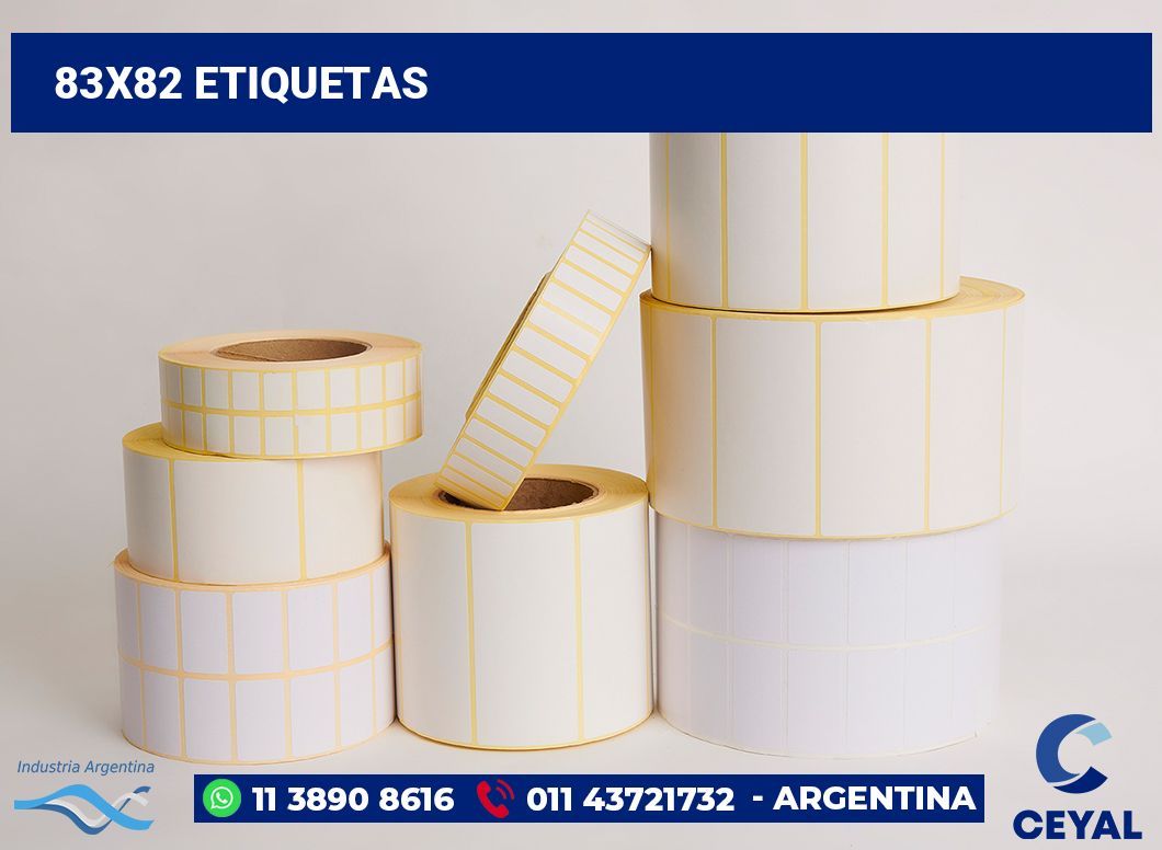 83×82 Etiquetas