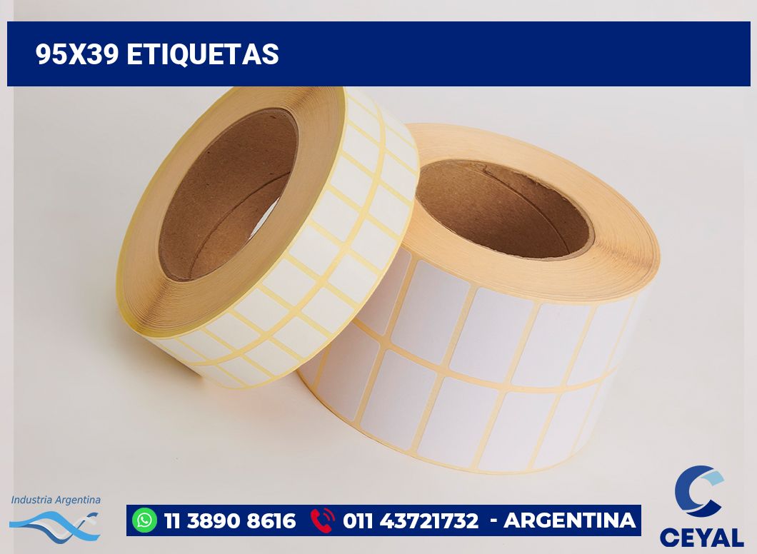 95x39 Etiquetas