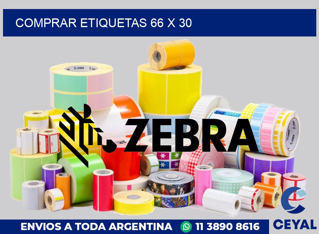 Comprar etiquetas 66 x 30