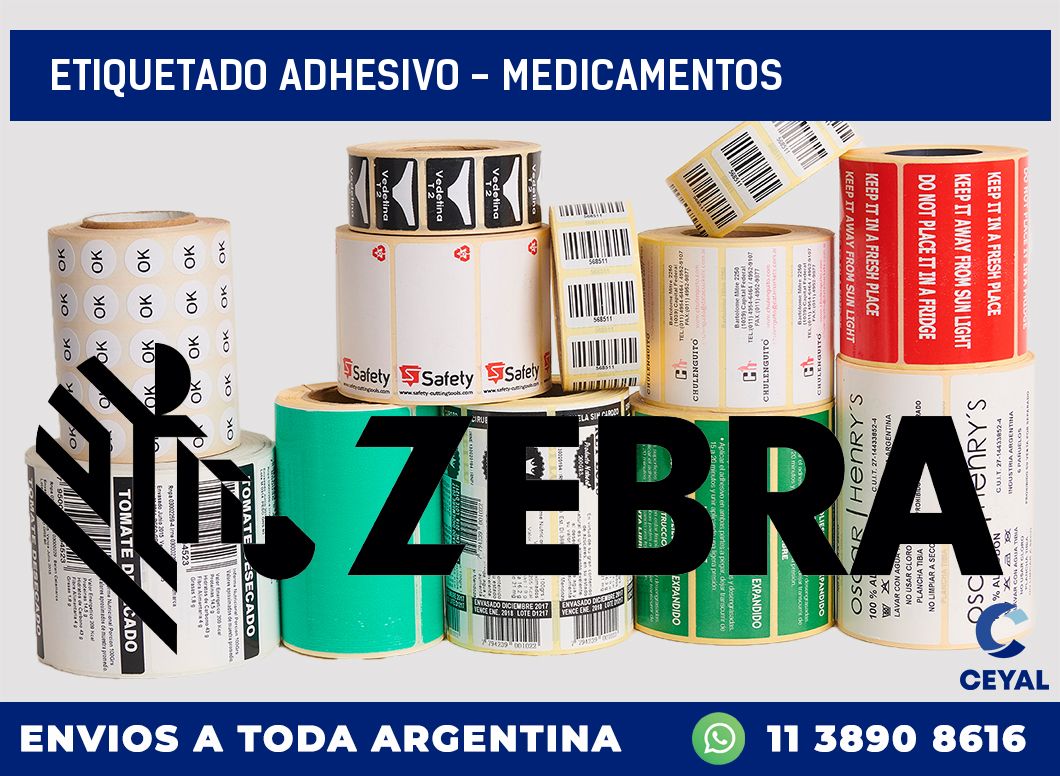 Etiquetado adhesivo – Medicamentos