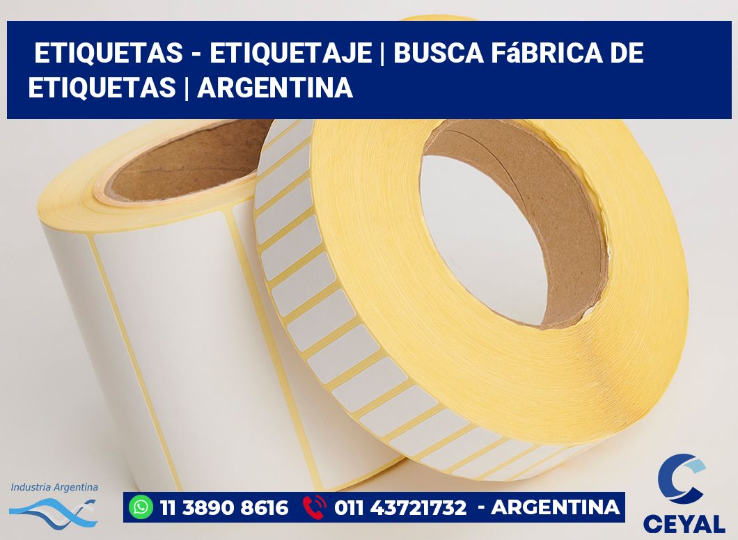 Etiquetas - etiquetaje | Busca fábrica de etiquetas | Argentina