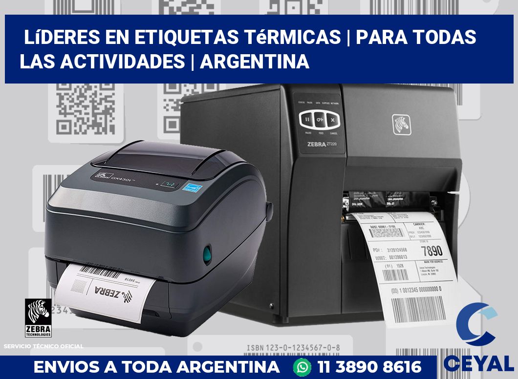 Líderes en etiquetas térmicas | Para todas las actividades | Argentina