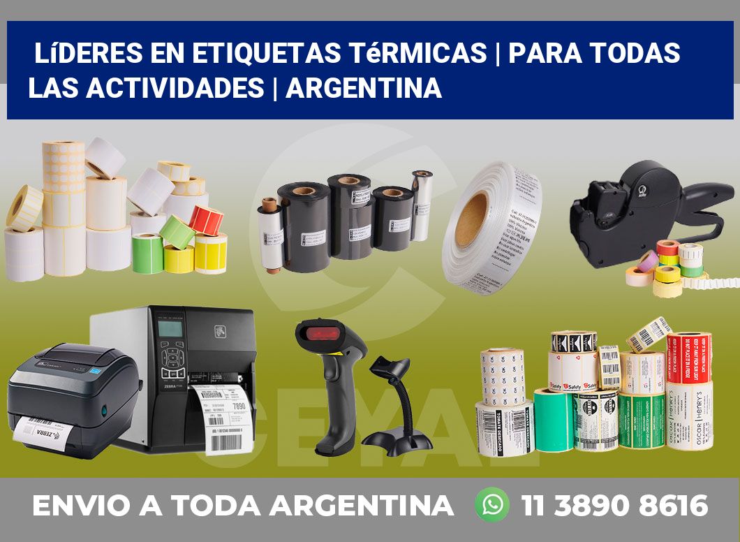 Líderes en etiquetas térmicas | Para todas las actividades | Argentina