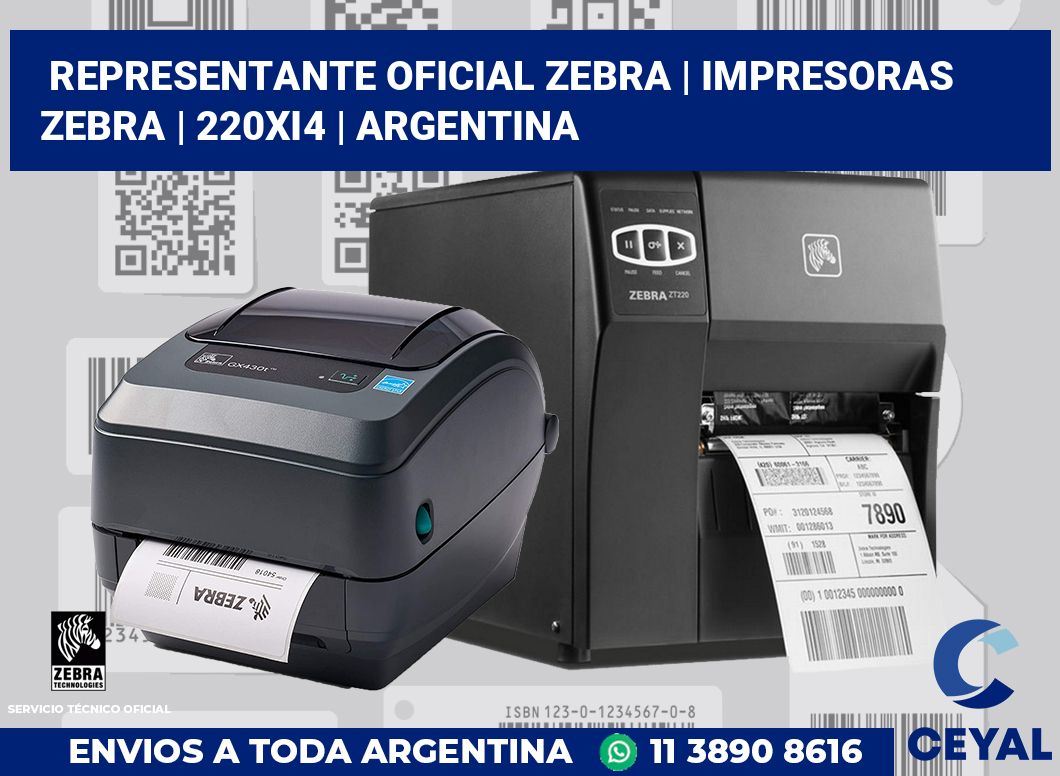 Representante oficial Zebra | Impresoras Zebra | 220Xi4 | Argentina